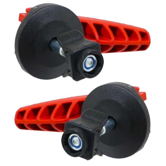 Pack of 2 genuine BOSCH Lawnmower Handle Clamp Levers Ergoflex 37 370 39 40 400 410 42 43 430