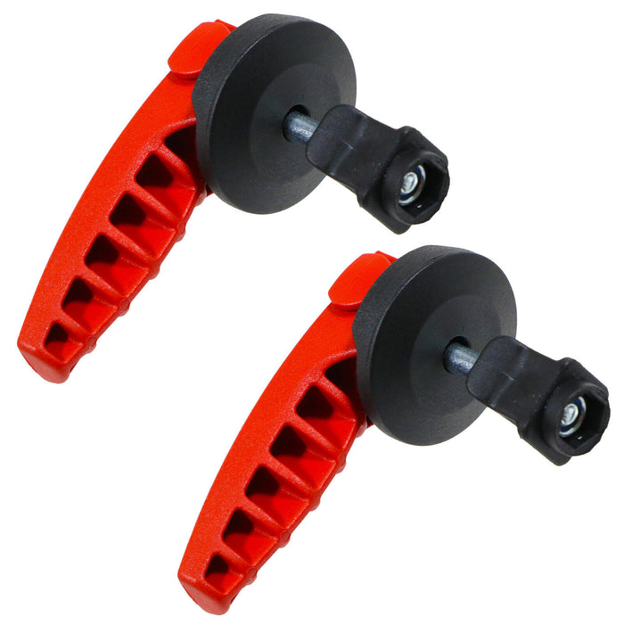 Pack of 2 BOSCH Lawnmower Handle Clamp Levers 3600HA4209 AQUATAK CLIC GO ARM AXT RAPID