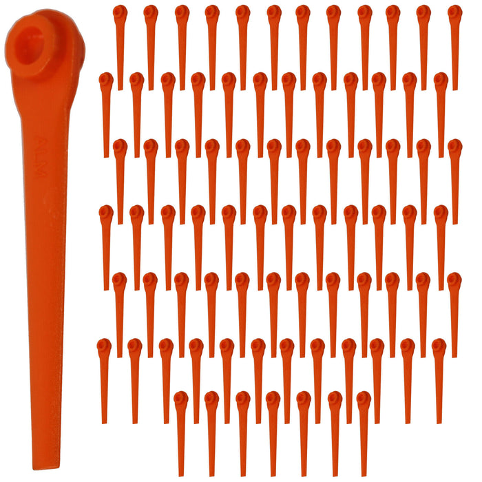 Plastic Blades for Gardena AccuCut Comfort Cut Li EasyCut 18/23R Trimmer x 80