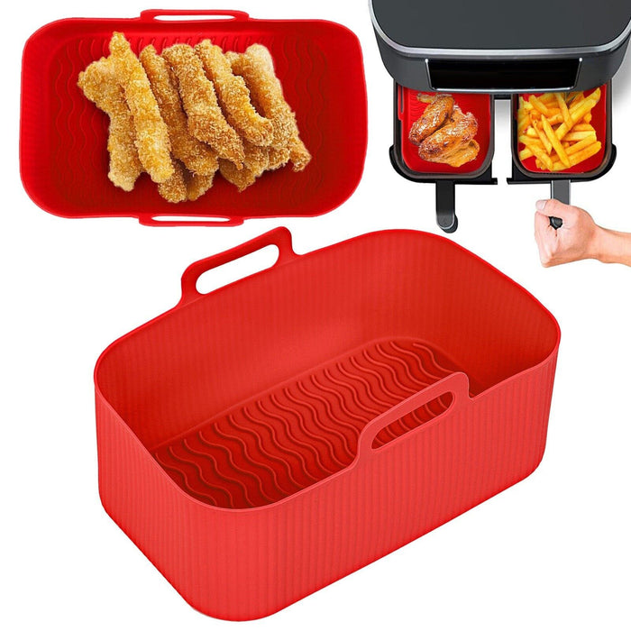 Basket Racks for Keplin 9L Dual Zone Air Fryer Drawer Liner Pot Shelf Set