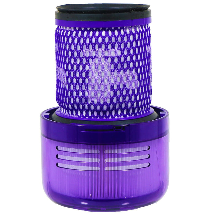 Dyson V12 SV20 SV30 Detect Slim HEPA Vacuum Filter Washable Reusable 971517-01 (Pack of 2)