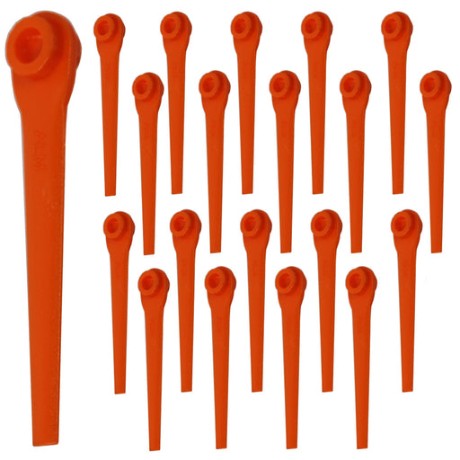 Plastic Blades for Flymo SimpliTrim Li Battery Grass Trimmer Strimmer x 20