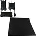 Universal Washing Machine / Tumble Dryer Anti Vibration Mat + Shock Absorbing Stabiliser Pads