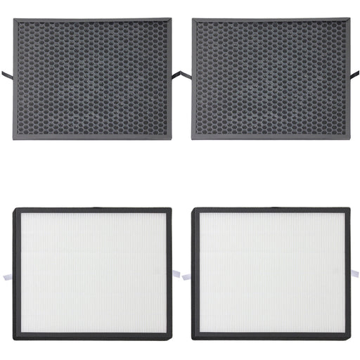 Air Purifier Filter Kit for Philips AC3256/10 AC3259/10 AC4550/10 (Pack of 4)