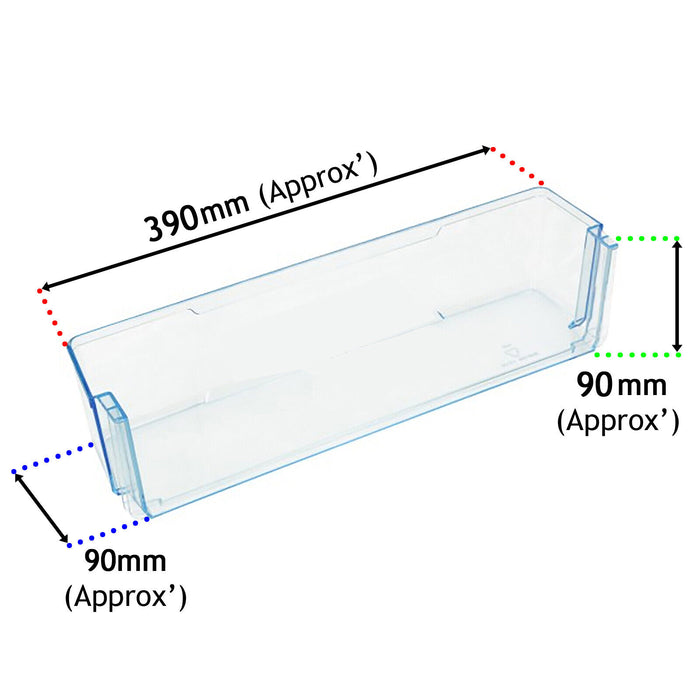 Logik Fridge Door Shelf LFC50B14 LFC50S12 LFC50W19 LUL50S13 Lower Tray 390mm