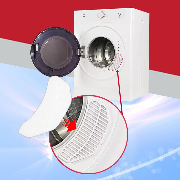 Tumble Dryer Cloth Exhaust + Air Intake Filters for Russell Hobbs RH3VTD800 RH3VTD800B RH3VTD800S (30Pc Filter Kit)