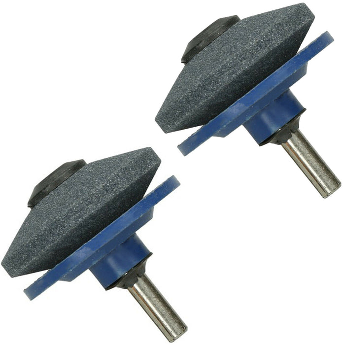 Electric Drill Lawnmower Garden Tool Steel Blade Sharpener Attachment 6.5mm Chuck x 2