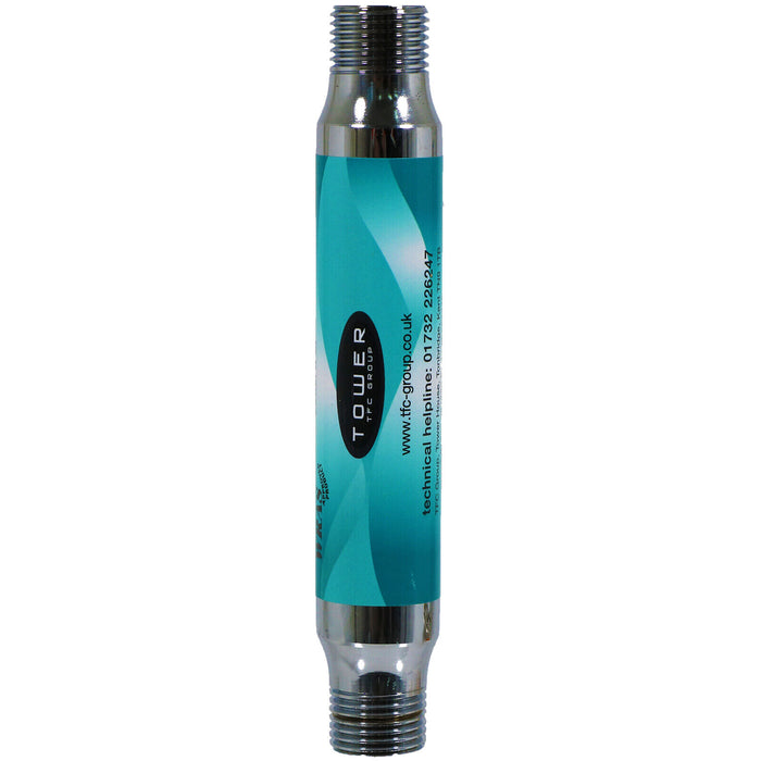Tower 15mm Electrolytic Inline Scale Inhibitor Boiler Limescale Pipe Tube