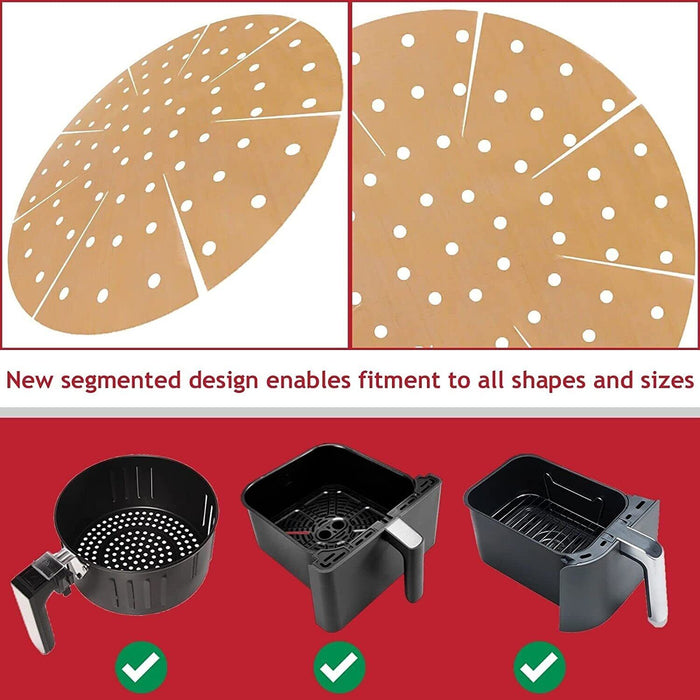 Air Fryer Rack Racks Double Drawer Basket Pot Grill Shelf Shelves + 2 x Liners