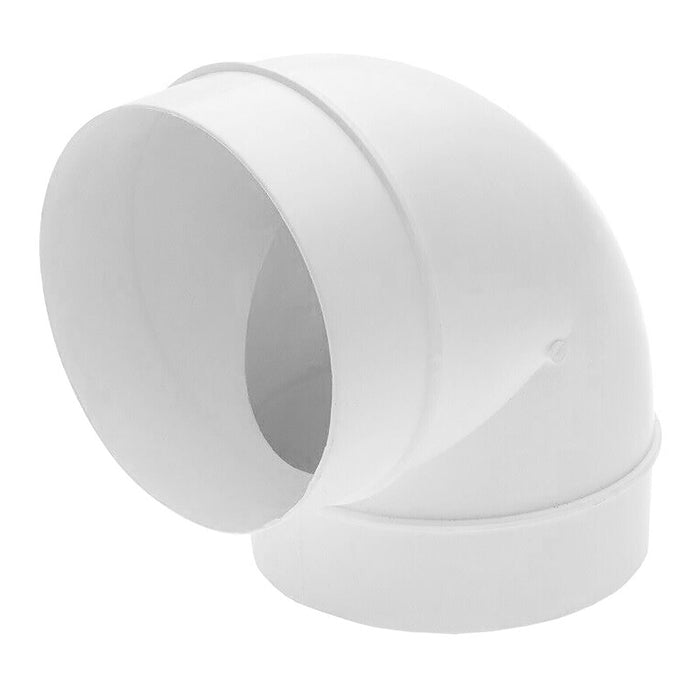 Air Conditioner Bend Elbow Duct 90 Degree Vent Hose Pipe Tube Male Ducting Connector (5" / 125mm)