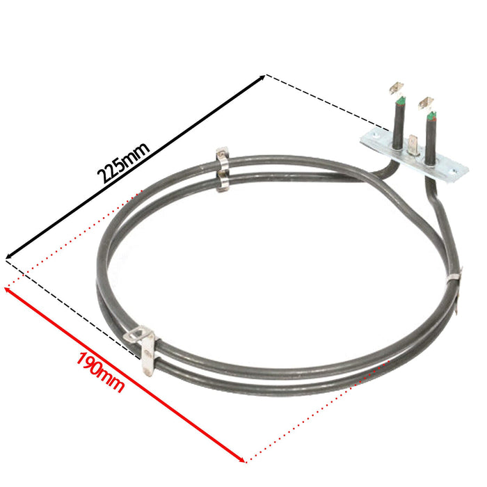 Heating Element for Bertazzoni AD905MFE PRO905 W906MFECR X604MFEBI Fan Oven Cooker (2400w)