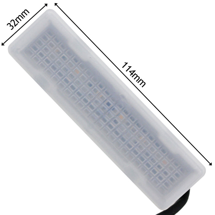 Universal Cooker Hood LED Light Box Vent Extractor Lamp (114mm x 32mm, 1.6W)