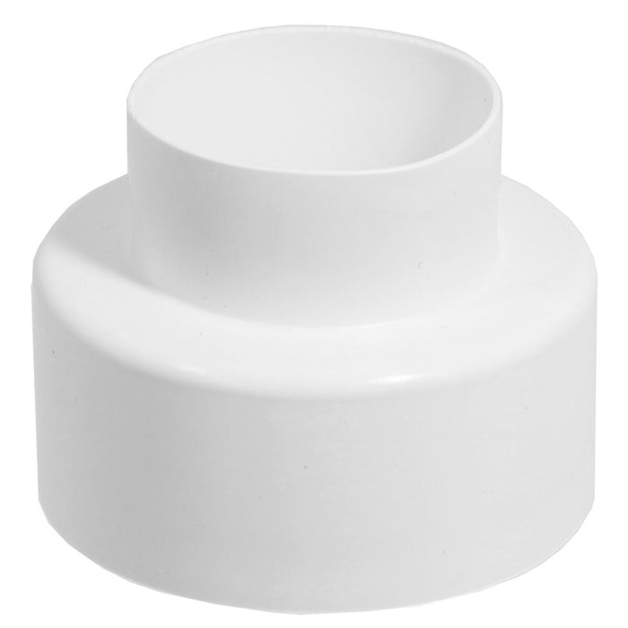 External Toilet Flush Cone Rubber White Pipe to Pan Sealing Flexible Stretch Washer WC Connector